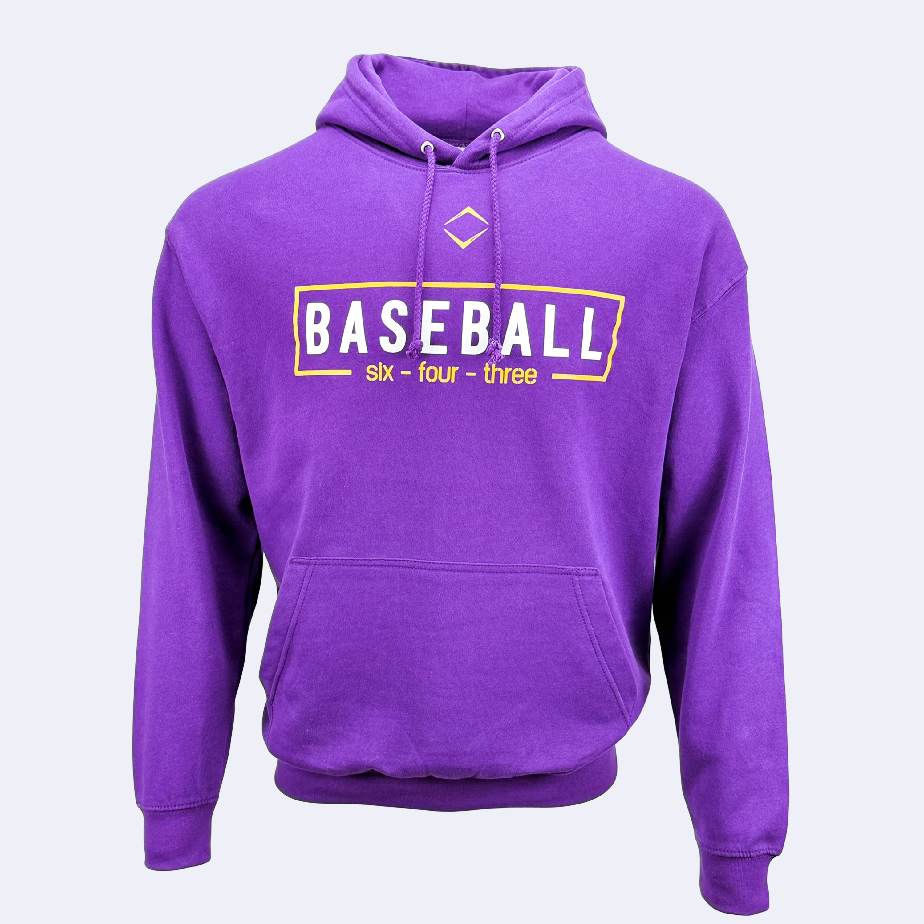 BOX HOODIE - PURPLE/GOLD V1