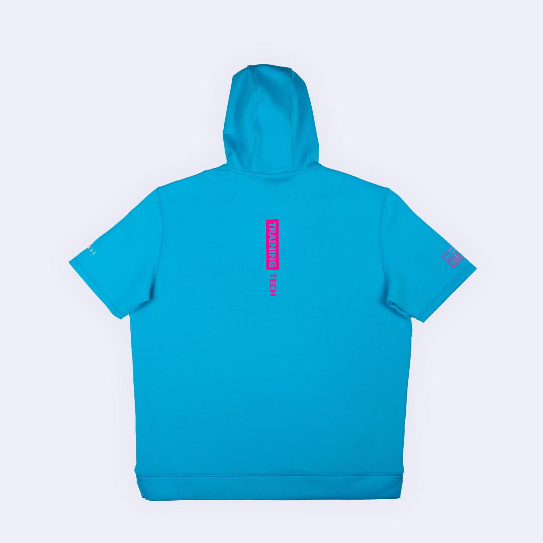 SHORT-SLEEVE HOODIE - YOUTH - 643 BOX ELECTRIC BLUE V2