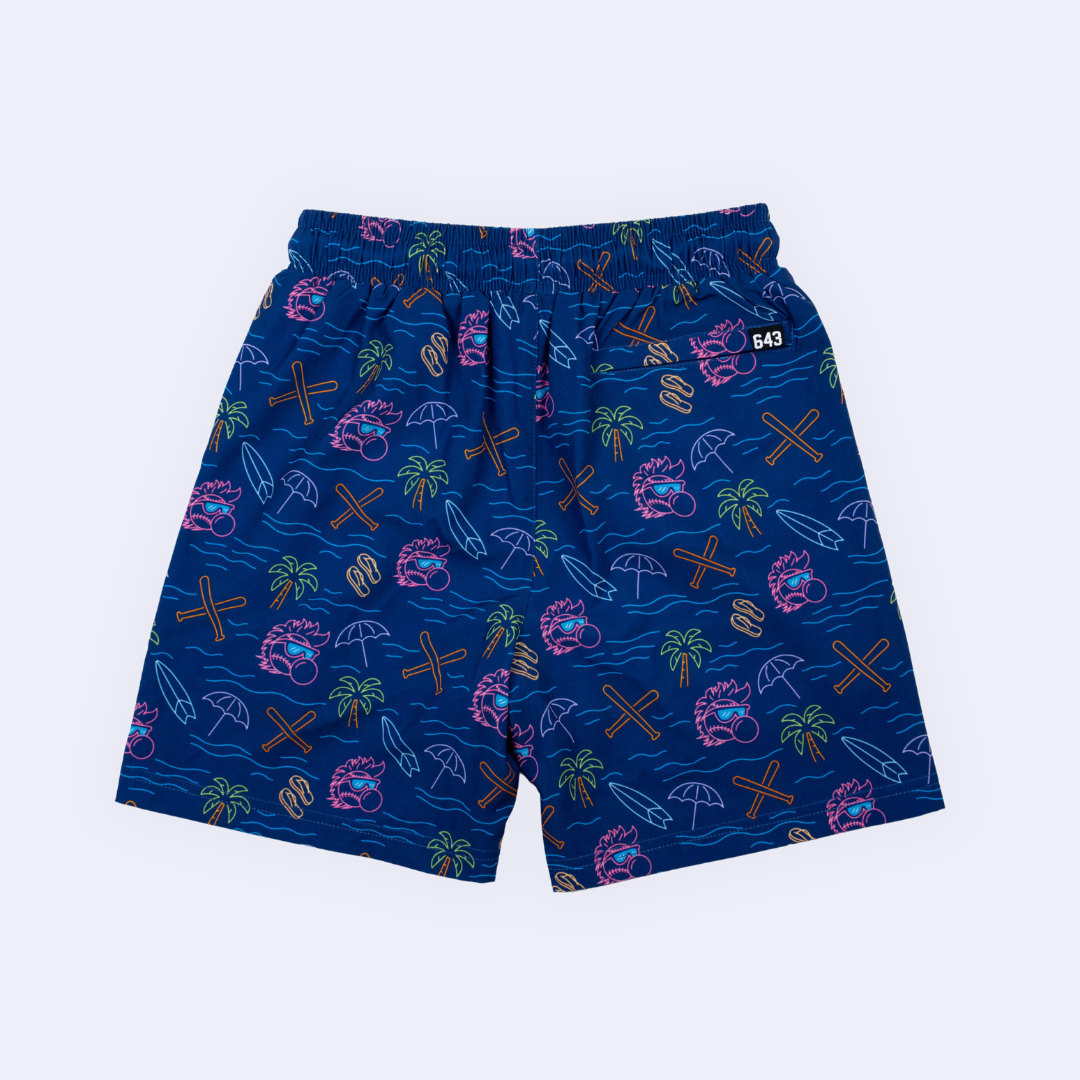 GRITTY SWIM TRUNKS - NAVY V2