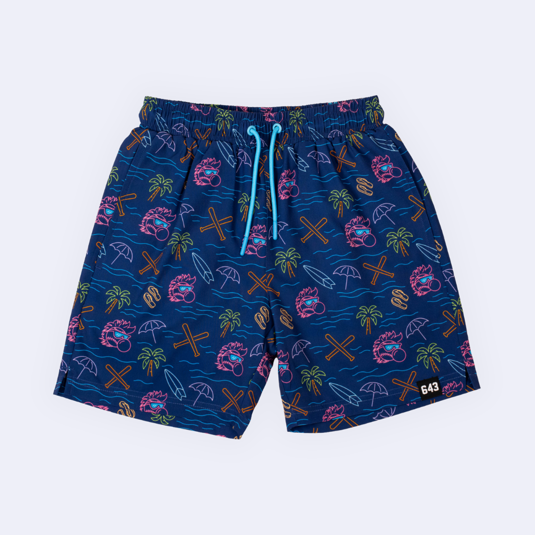 GRITTY SWIM TRUNKS - NAVY V2
