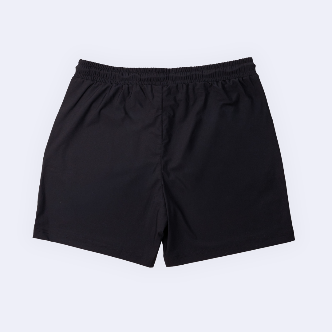 Solid Shorts - Black/White V2