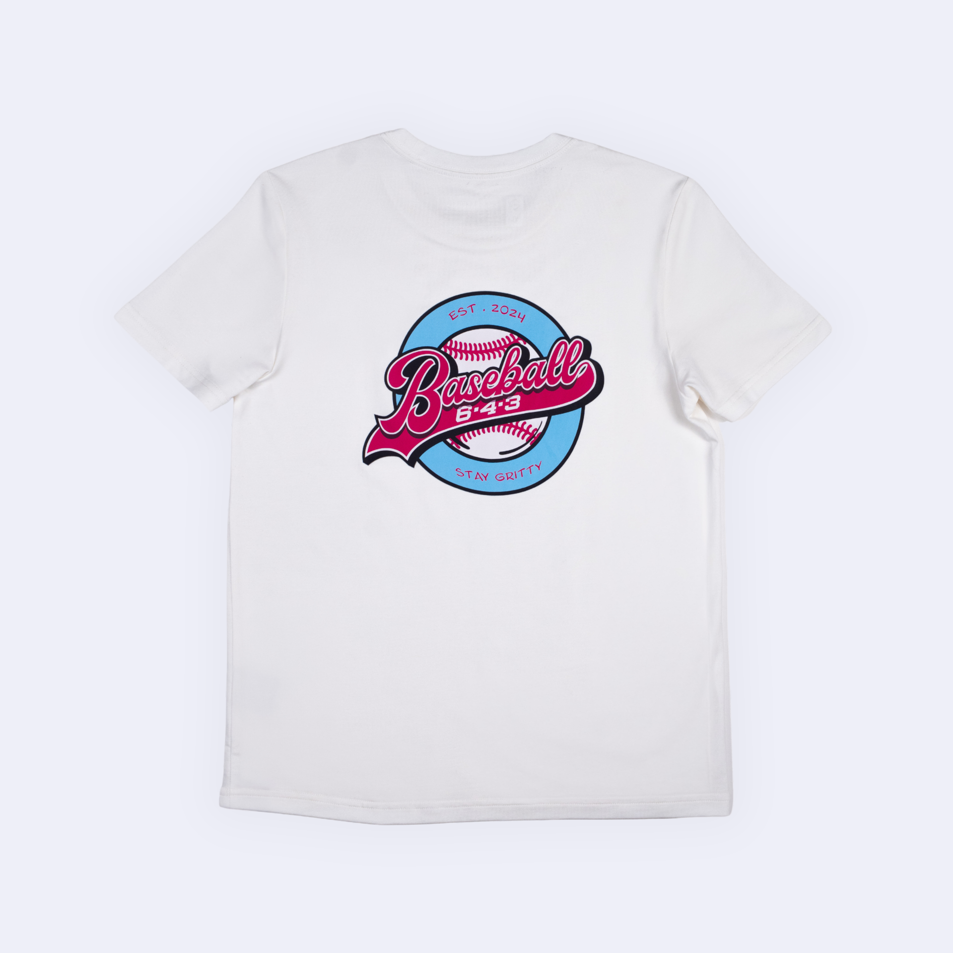 643 Circle Brand Youth Tee - White V2 – 6-4-3 BASEBALL