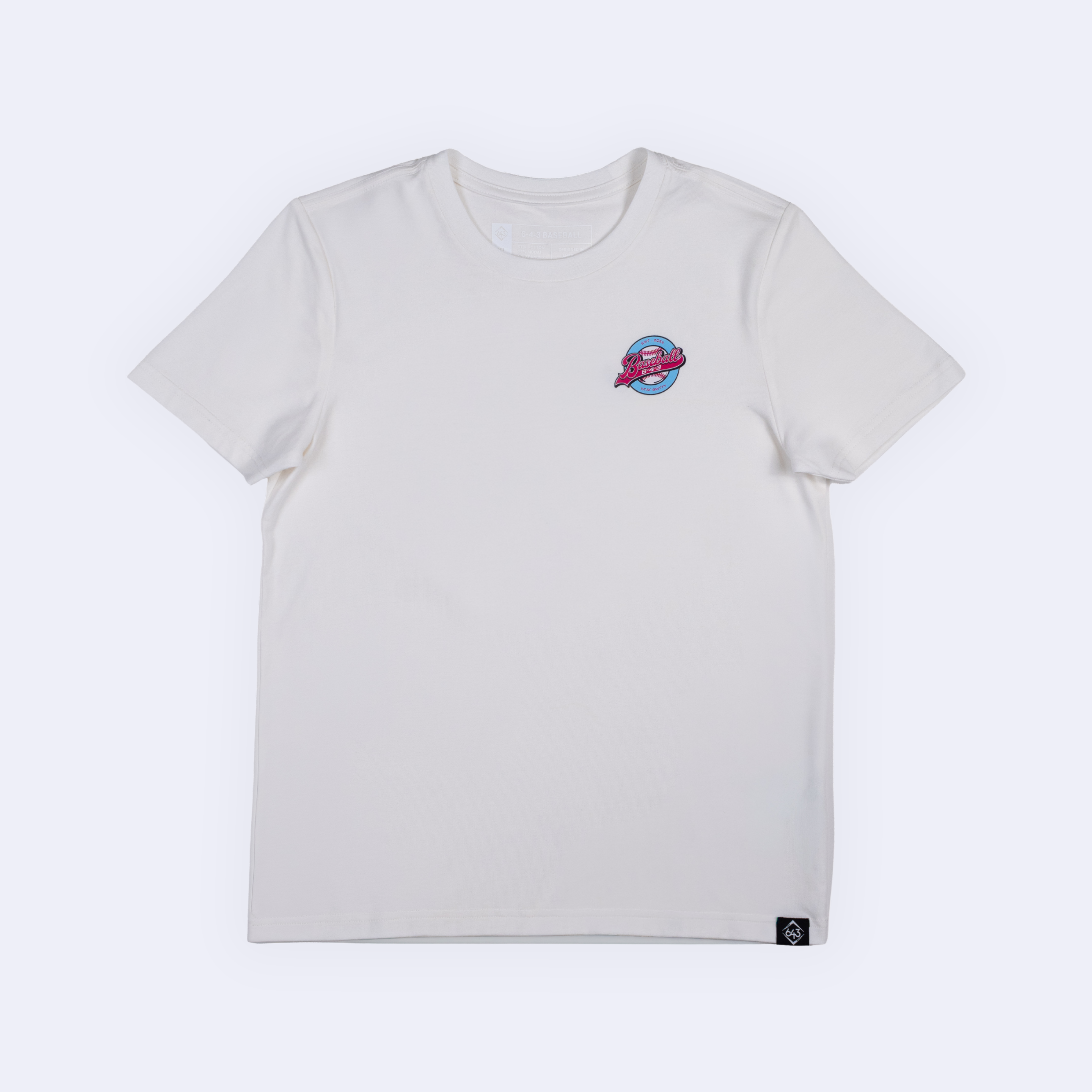 643 CIRCLE BRAND YOUTH TEE - WHITE V2