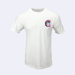 643 OG YOUTH TEE - WHITE/PINK