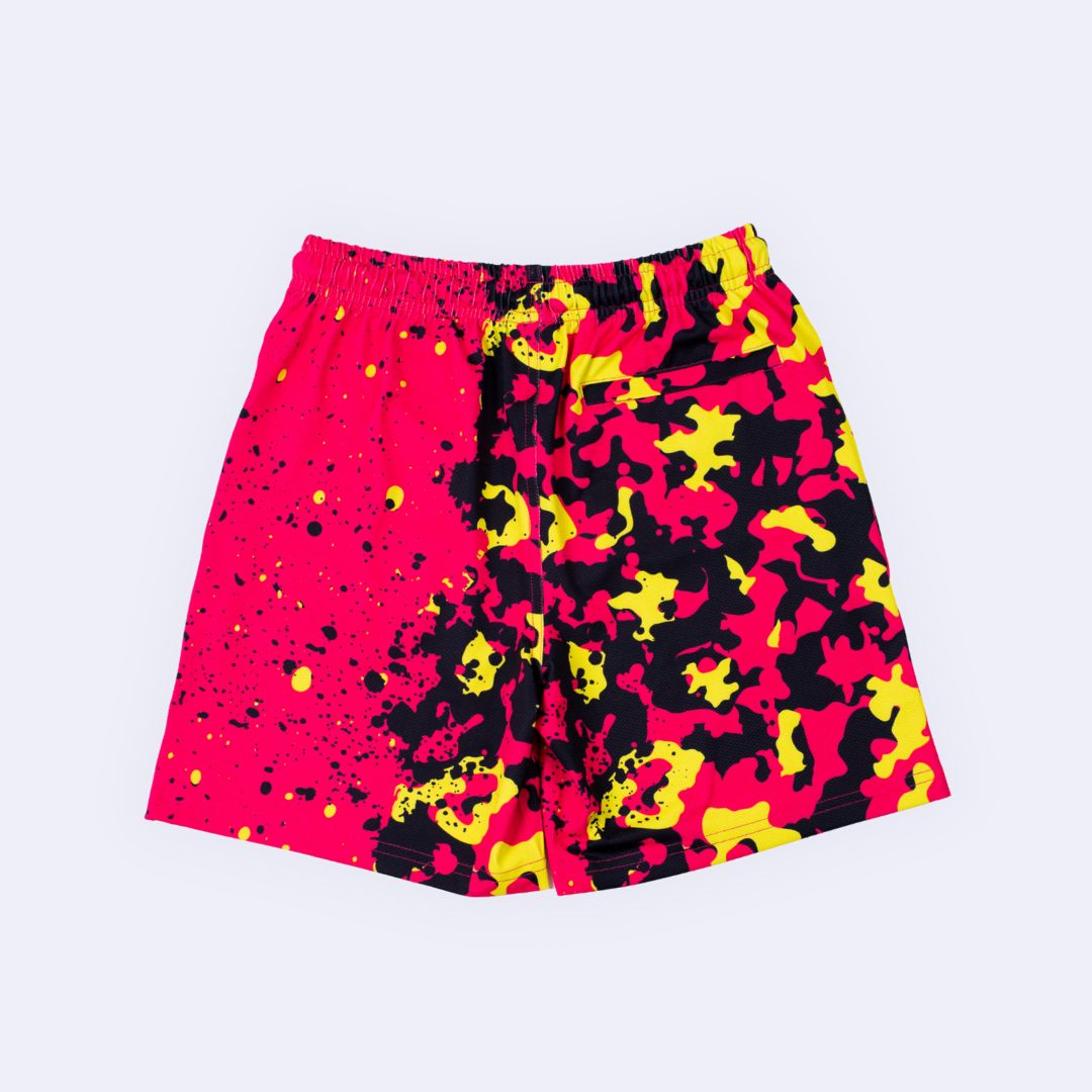 Party Time Youth Mesh Shorts - Pink V2