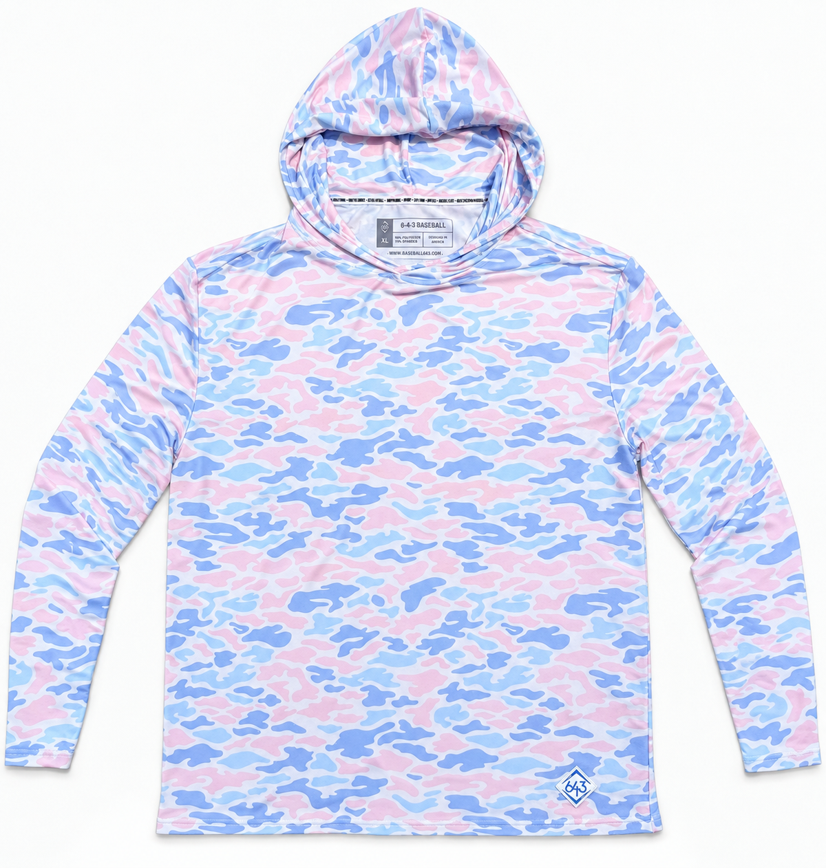 Youth Performance Hoodie - Cotton Candy Camo