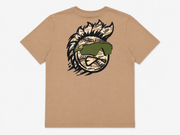 Gritty Camo Tee - Tan V2