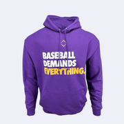 DEMANDS HOODIE - PURPLE/GOLD