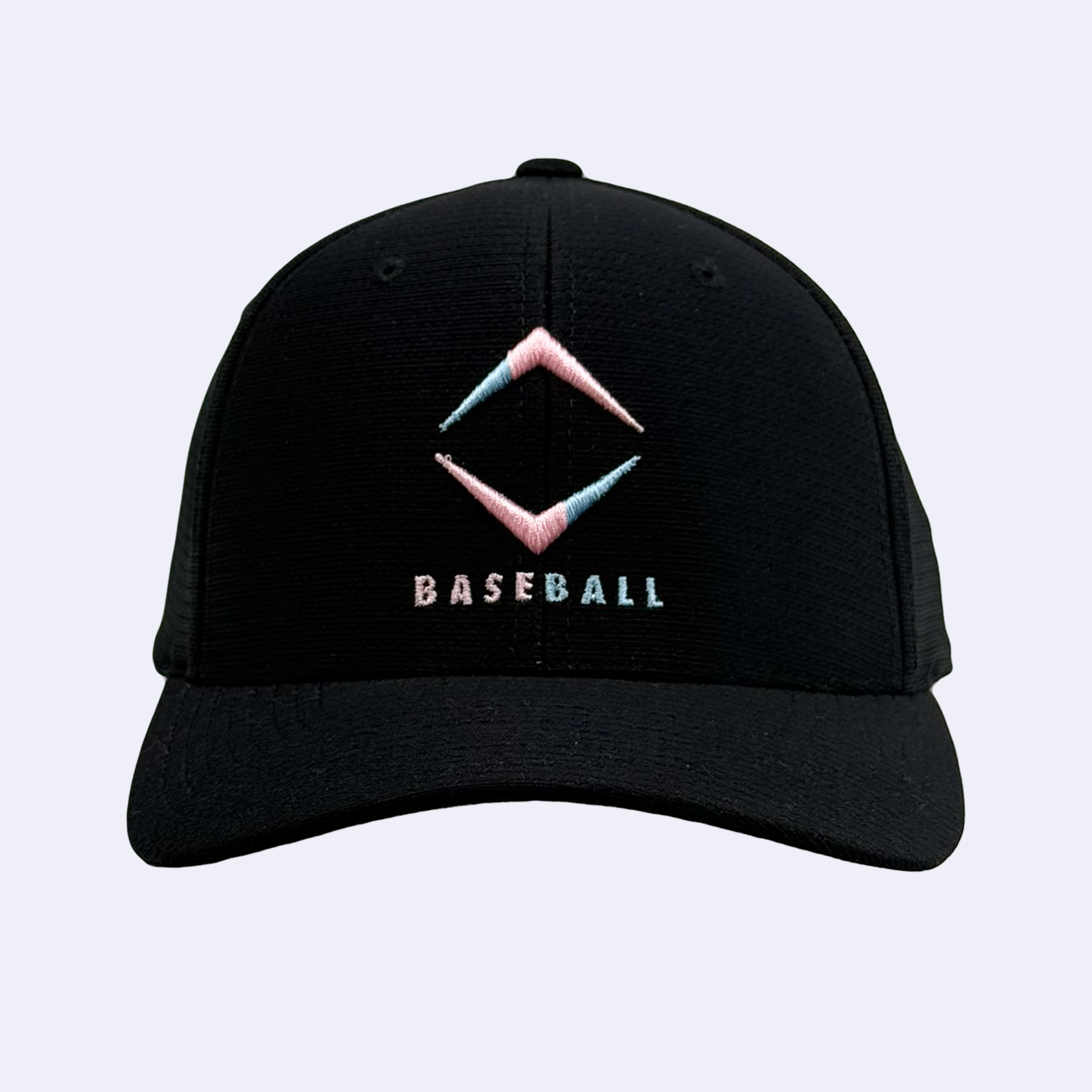 DIAMOND COOL & DRY HAT- BLACK/COTTON CANDY