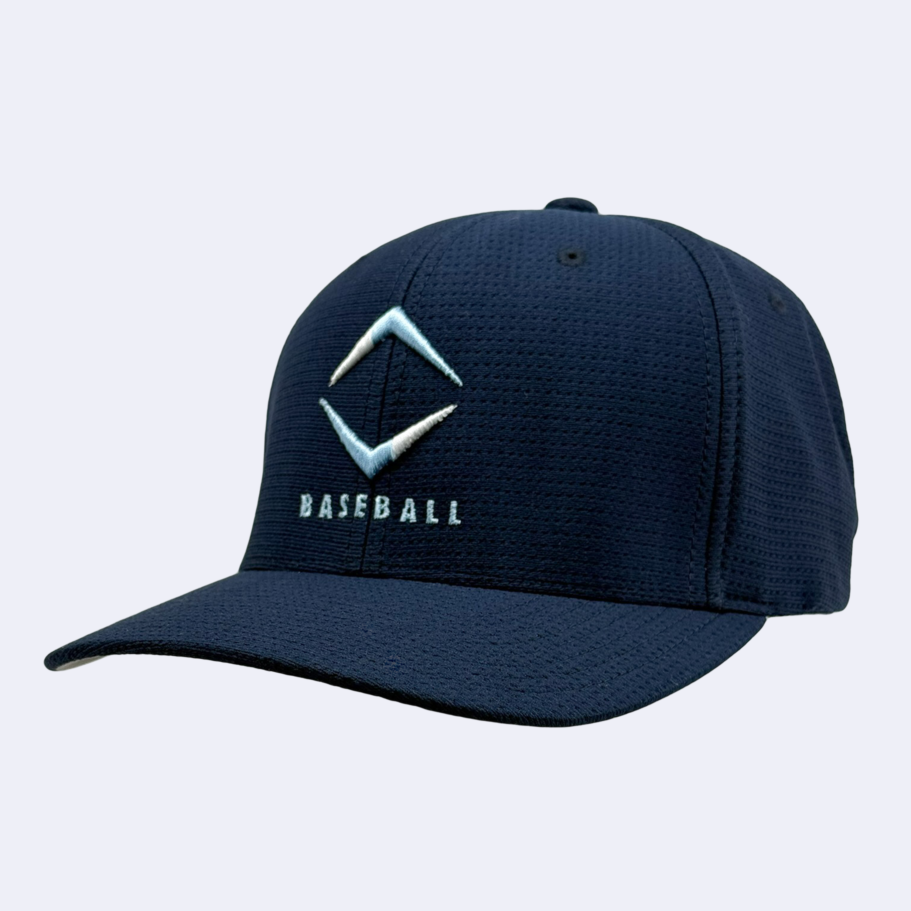 DIAMOND COOL & DRY HAT - NAVY/LIGHT BLUE & WHITE