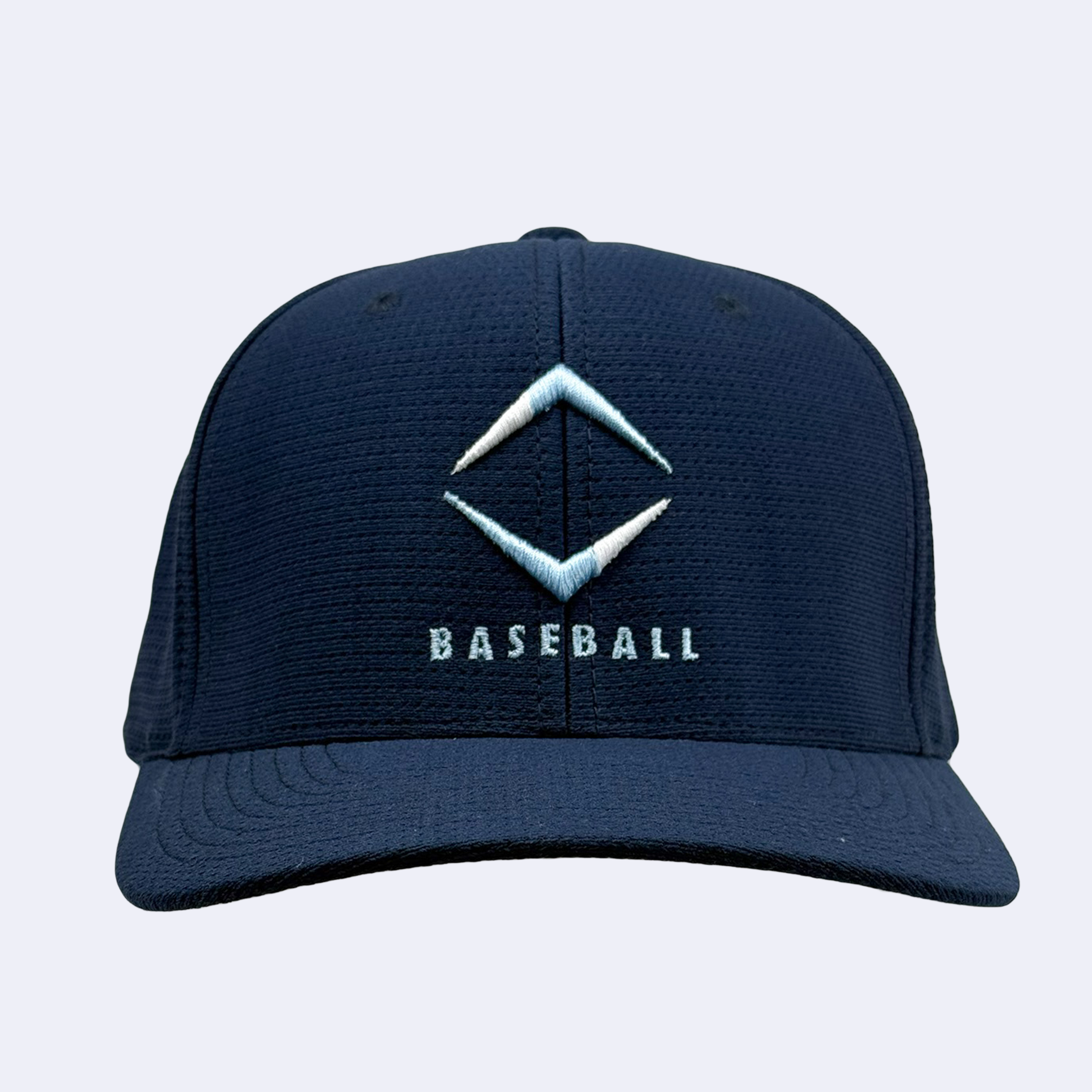 DIAMOND COOL & DRY HAT - NAVY/LIGHT BLUE & WHITE