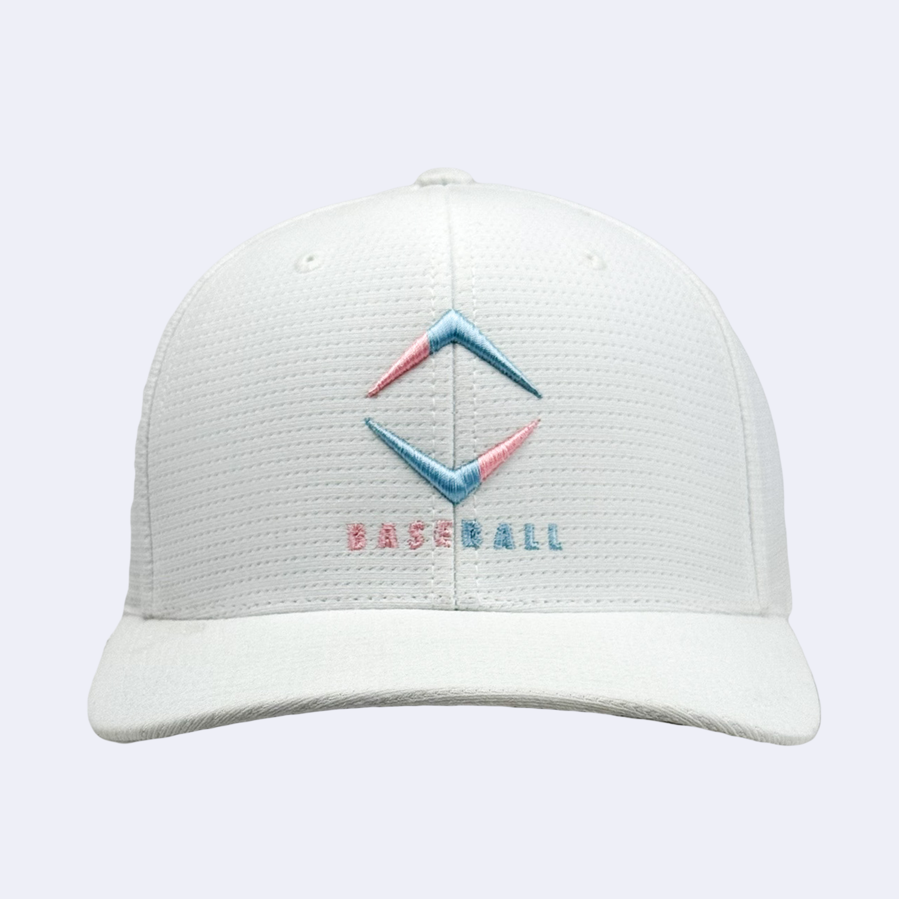 DIAMOND COOL & DRY HAT- WHITE/COTTON CANDY