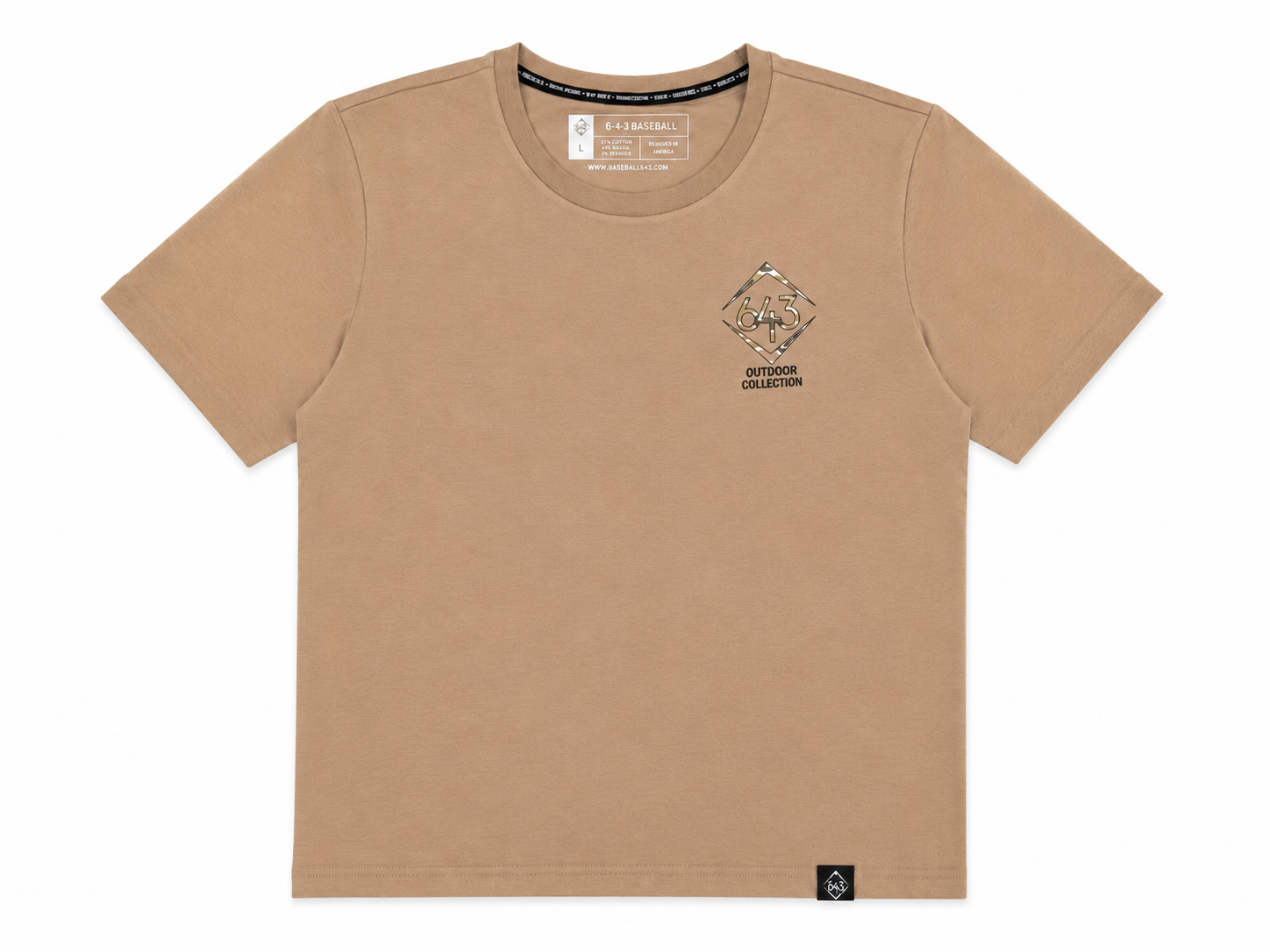 Gritty Camo Tee - Tan V2