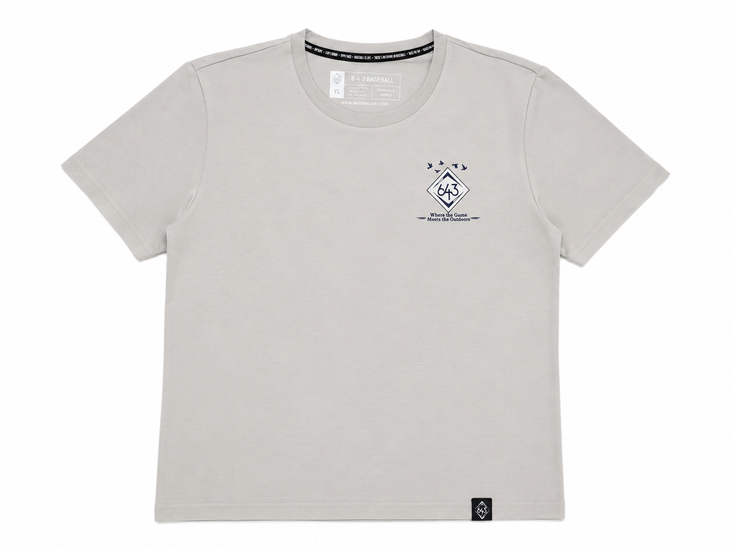 Where the Game Meets the Outdoors Tee - Grey V2