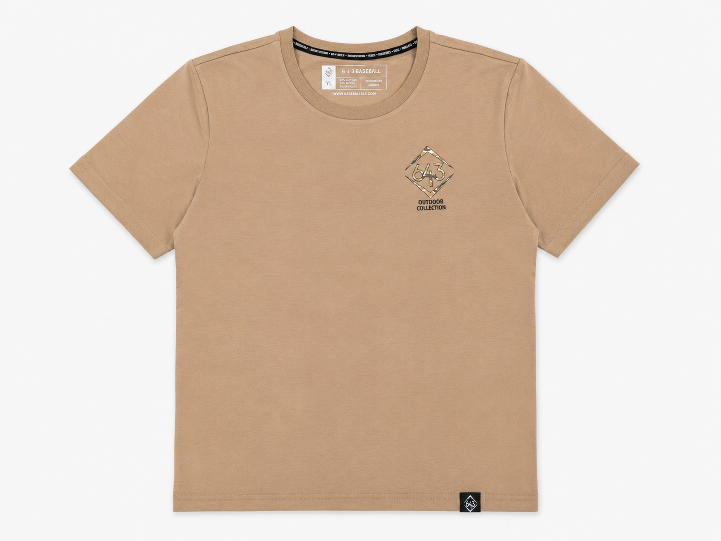 Gritty Camo Youth Tee - Tan V2