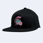 GRITTY FLAT BILL HAT - BLACK