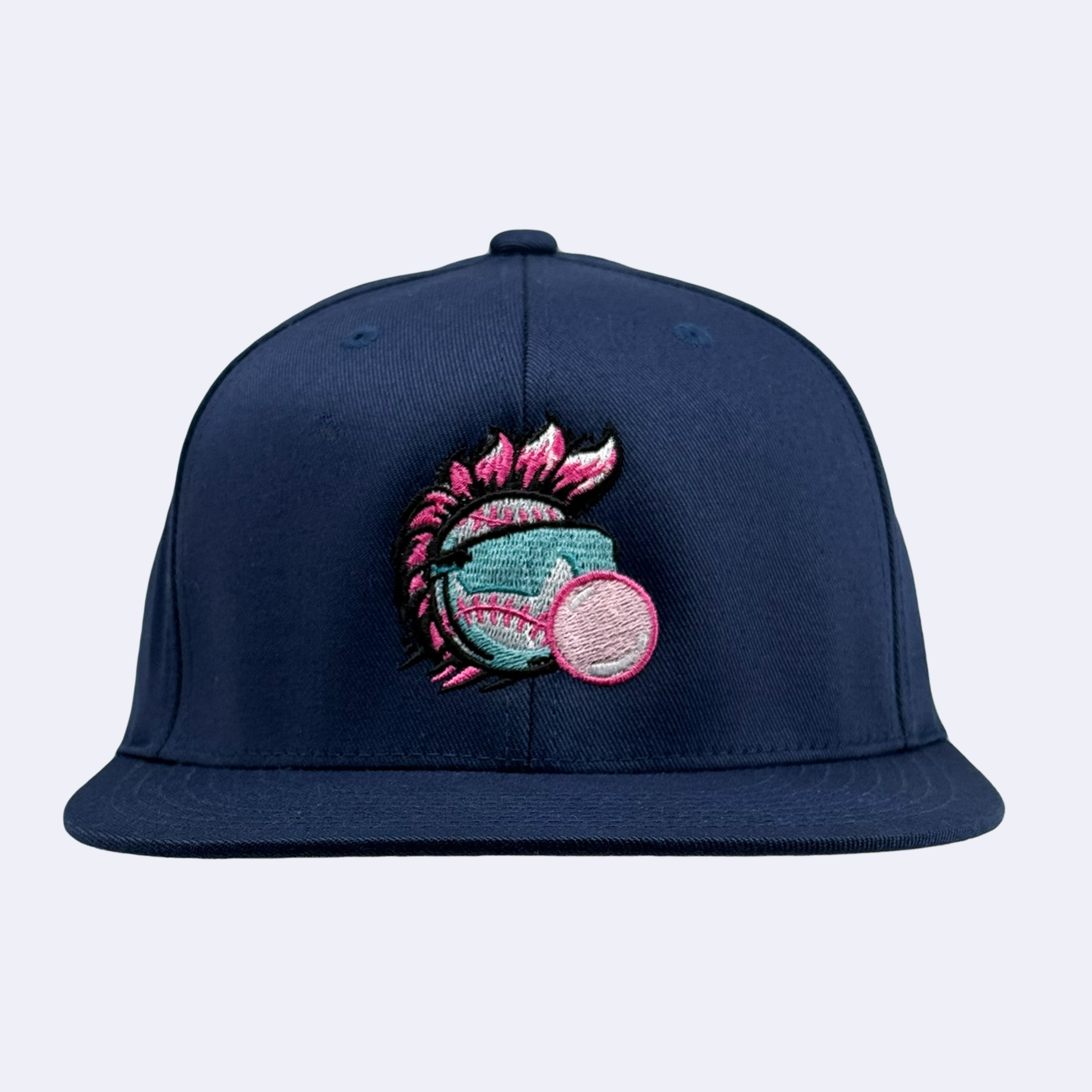 GRITTY FLAT BILL HAT - NAVY