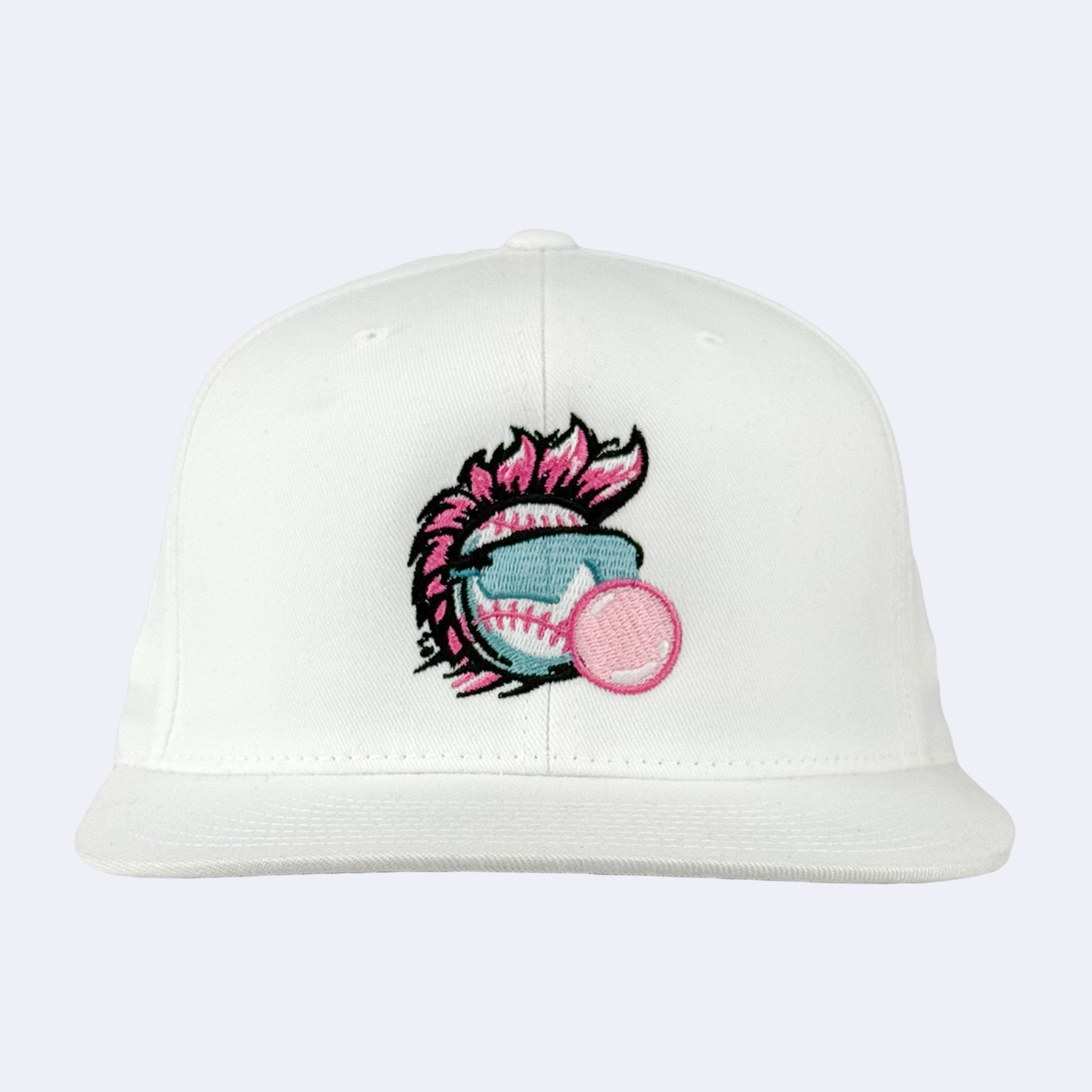 GRITTY FLAT BILL HAT - WHITE