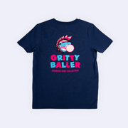 Gritty Baller Youth Tee - Navy V2