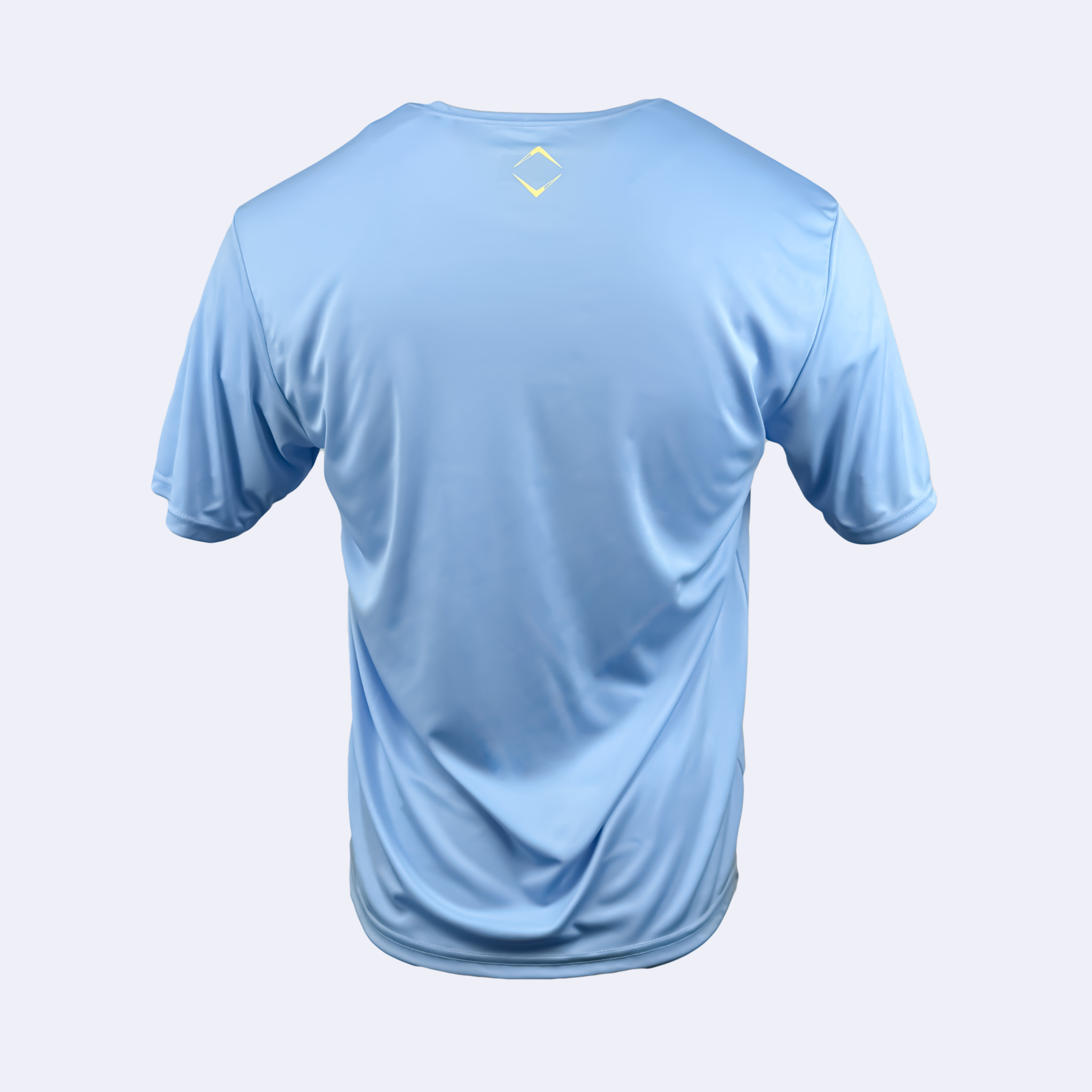 HIGHLIGHT PERFORMANCE TEE - LIGHT BLUE/YELLOW