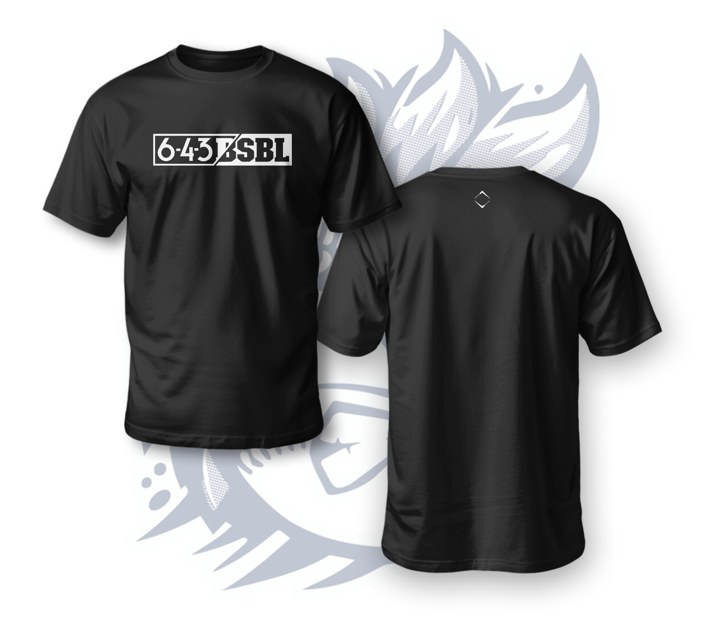 HIGHLIGHT PERFORMANCE TEE - BLACK/WHITE V1