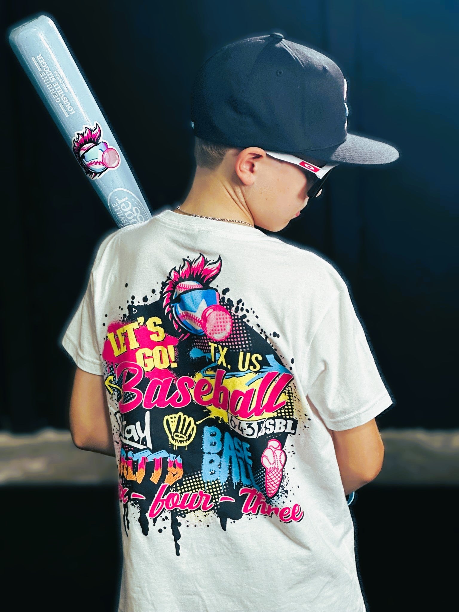 DRIP DROP YOUTH TEE - WHITE V1