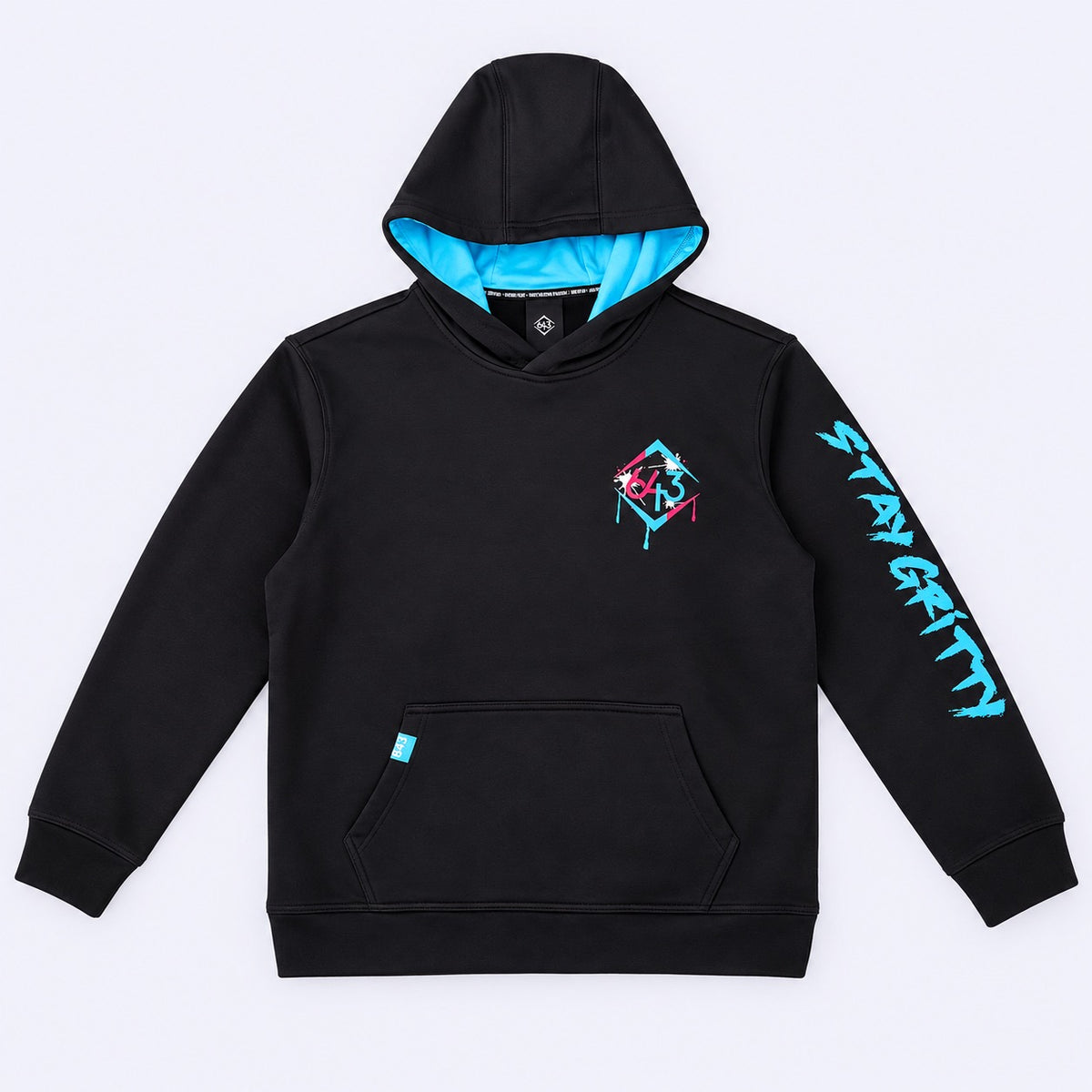 Turn Two Youth Hoodie Black front