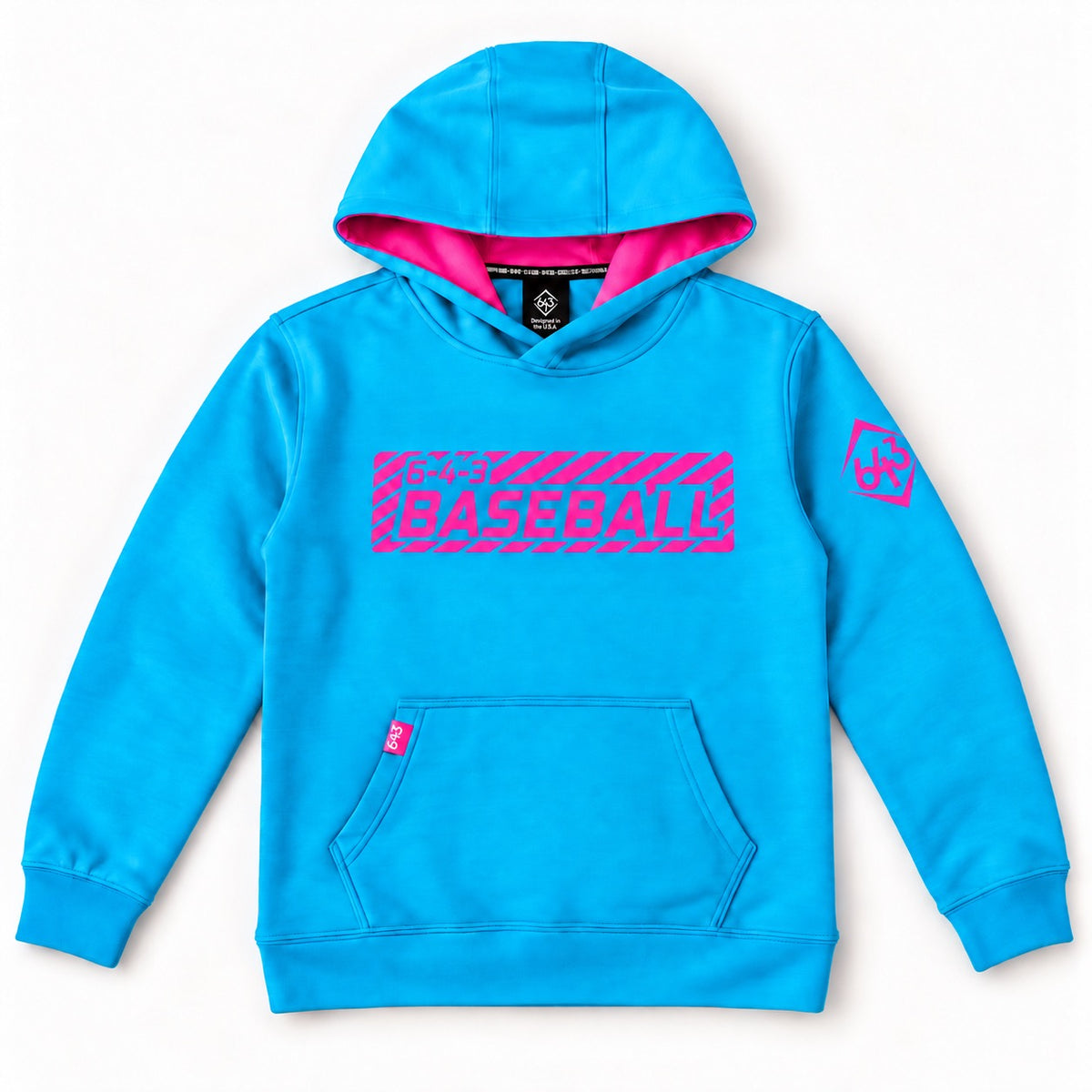 Box 2.0 Hoodie Electric Blue front
