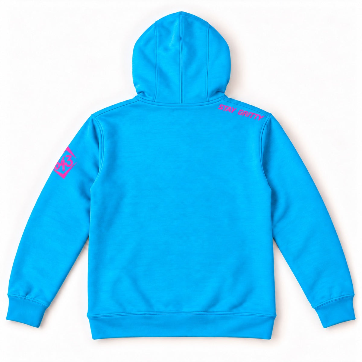 Box 2.0 Youth Hoodie Electric Blue back