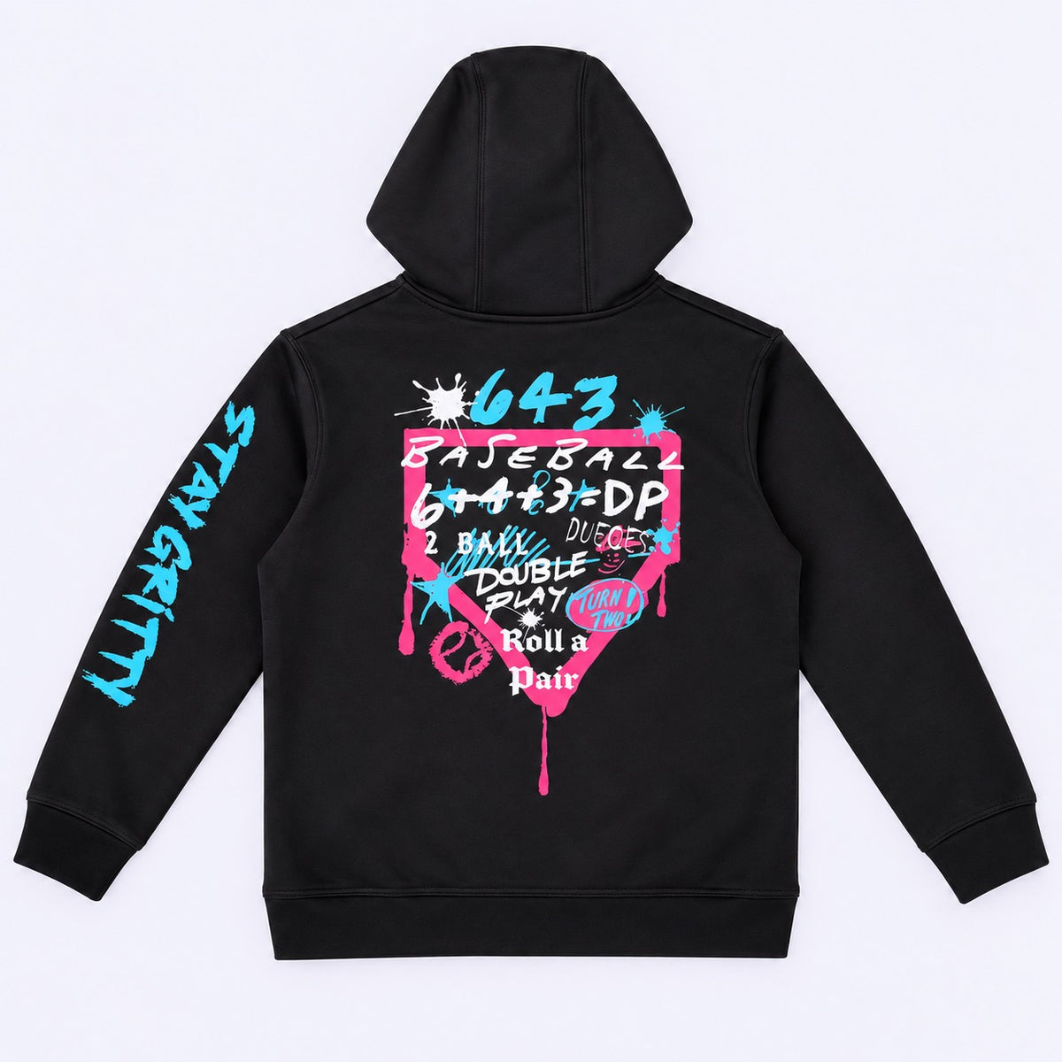 Turn Two Youth Hoodie Black back