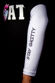 ARM SLEEVE - ADULT WHITE/BLACK