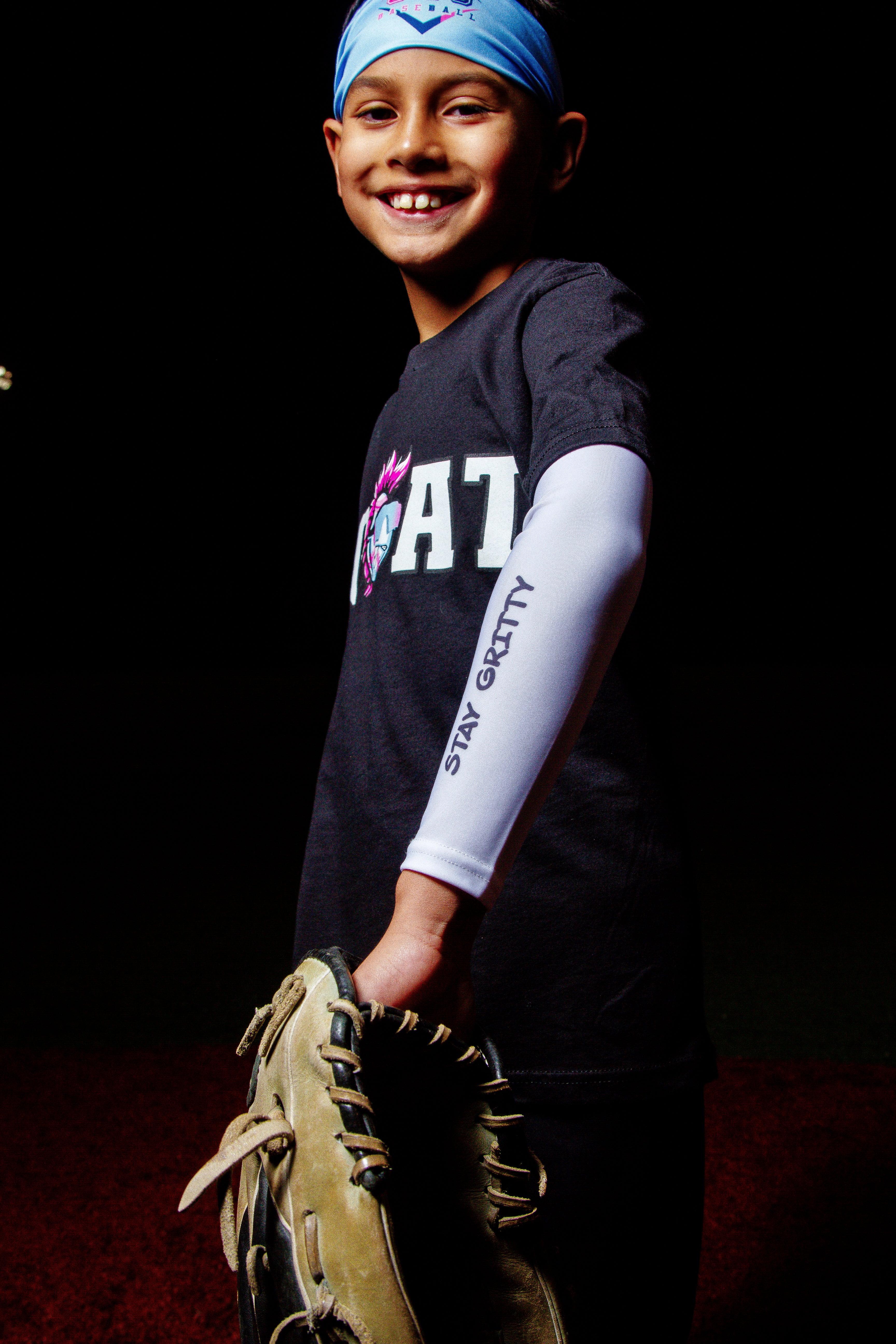 YOUTH ARM SLEEVE - WHITE/BLACK